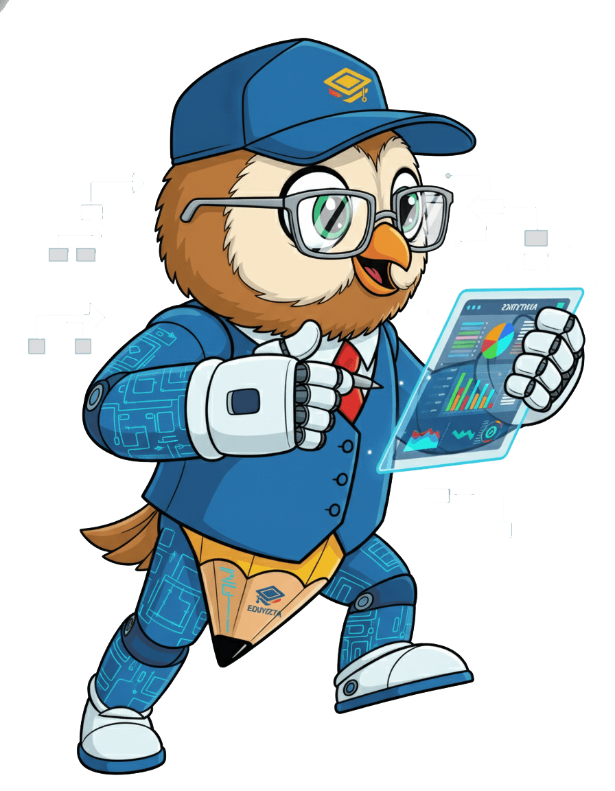 Maskot Eduvizta VIZZO