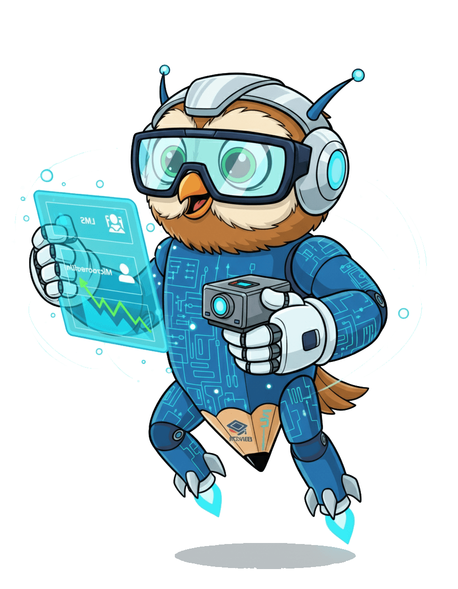 Maskot Eduvizta VIZZO