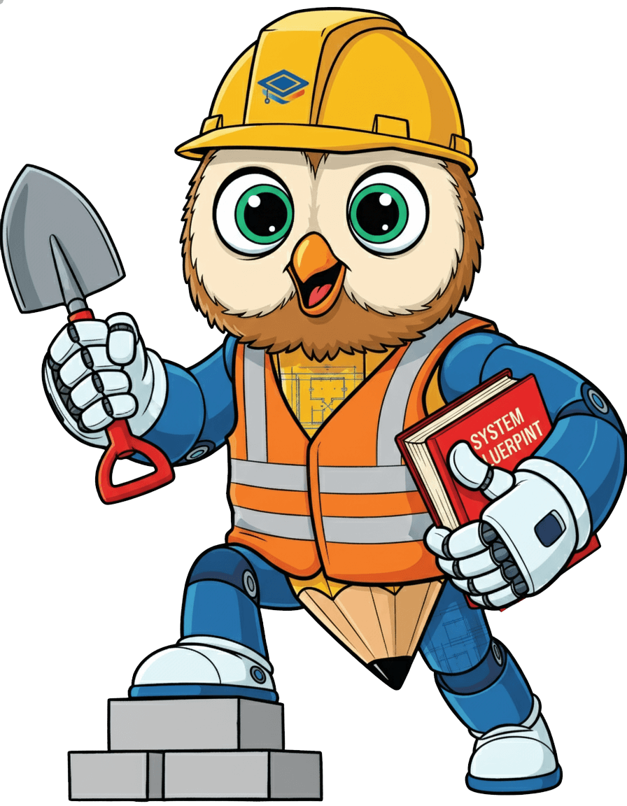 Maskot Eduvizta VIZZO